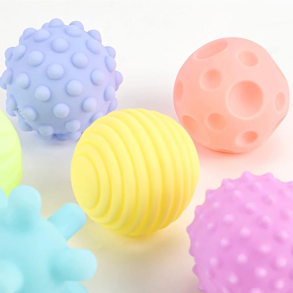 Squeaky Sensory Balls - Set of 6