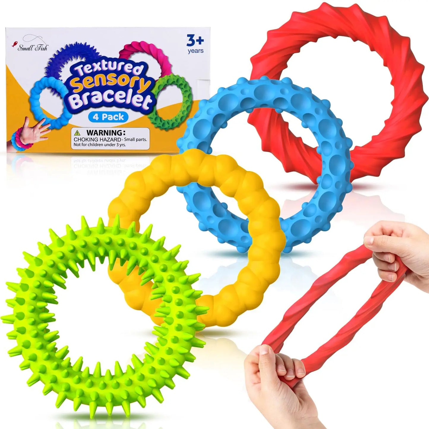 4Pcs Sensory Fidget Bracelet Toys