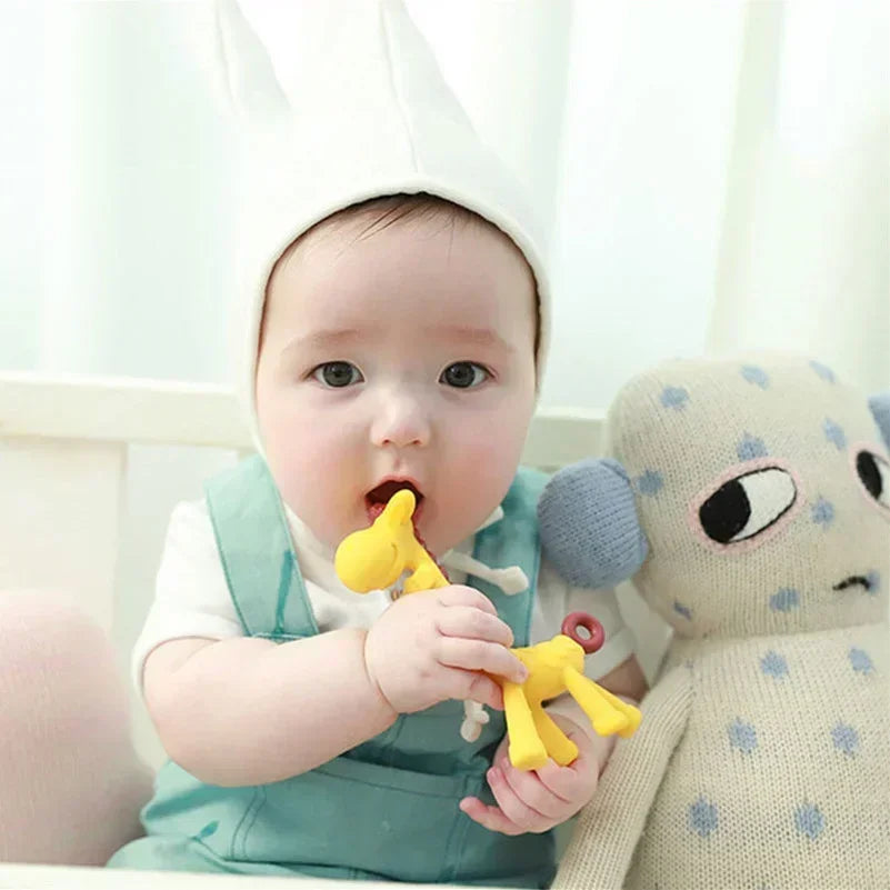 Chewy Teether Silicone Giraffe Toy